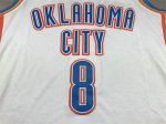 NBA 8 Williams OKC Thunder 23-24 Maillot blanc brodé